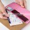 Large capacity multifunctional card bag PU leather passport storage handbag customized Logo