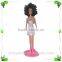 Top quality fashion curly hair black dolls
