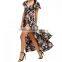 2017 One-piece Dress deep V lastest dress designs