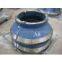 the rolling mortar wall for cone crusher