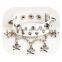 Skull Head Charm Rivet Bracelet Punk Style Cow Leather Bracelet