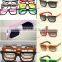 cheap custom logo promotion sunglasses mosaic sunglasses solid color frame mirror lenses sunglasses DLC9006