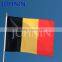 Cheap Wholesale Best Sale 20x30 cm Polyester Belgium Hand Flag