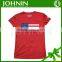 Customized high quality 100% cotton cheap price shirt american flag