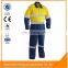 Factory price Fireproof Reflective Stripe women orange work coveralls