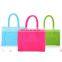 cheap colorful silicone beach bag for women handbag