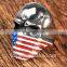 YIwu wholesale chic American flag masked ring men best practical gifts fashion skull mens jewelry