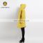 High Quality 2017 New Lady Yellow Winter Coat Fashion