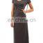 2016 BAIYIMO OEM Service Women's Hoodie Pocket Maxi Dress latest hot sale