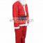 Economical felt material promotional red color santa suit