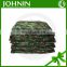 Soft and comfortable fleece green camouflage blanket