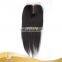 Middle Part Silk Straight Top Lace Closure Natural Black Wholesale