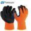 Winter Warm Keeping 7G Acrylic Loop Napping Liner Latex Crinkle Coated Thermal Work Gloves for industrial and construction