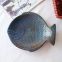 Wholesale pottery stoneware ceramic tableware Creative fish and seashell  ceramics sauce dish