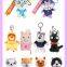 OEM/ODM Small Size 10CM Plush toy key chain from china manufacture