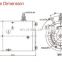 12v 1600w CCW rotation electric motor