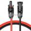 High Quality TUV 4mm 6mm 8mm 10mm Connector 1000v dc Solar Cable 10mm
