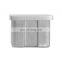 Factory Price  stainless handrail End Cap Block for Square Pipe 1.5mm