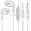 2020 best seller 3.5 mm tooling shinny finish in-ear earphone with flat cable for mobile phone