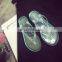 Women's Shoes Summer European and American Fashion flat sandals clear jelly slides