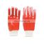 Heavy Duty PVC Winter Work Gloves with Gauntlet Cuff Liquid And Chemical Resistant