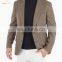 Men Black Turtleneck Rib Stitch Cashmere Sweater