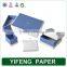 a new design bottom shape paper jewellry box with foam blister
