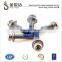 China supplier M4X7 304 stainless steel sems screws with square washers
