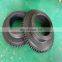 Customized mould black plastic nylon ring gear wheel standard size plastic spur gear nylon gears
