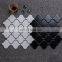 JBN Lantern Shape Ceramic Mosaic Tile Lanterne Mosaque Black and White Mosaic Background Mosaic