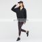 Wholesale custom brand ladies spring and summer new ladies half zipper sweater fashion long-sleeved casual pullover top crop
