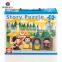china supplier paper 36 pieces story jigsaw puzzle cardboard blank puzzles
