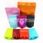High quality food grade foil lined doypack empty tea bags with ziplock