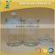 150ml 5oz clear glass candle jar with lid