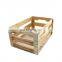 Low price simple useful wooden crates for fruit and vegetable