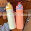 Personalized Plastic Body Double Wall Stainless Steel Water Bottle Kids Vacuum Flasks
