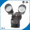 For home or business motion sensor twin head security light superbright led's mains equivalent security lighting