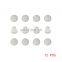 AUSO 12Pcs High Quality Car Decoration Door Lock Screw Protection Cover For Universal Car