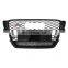 Car accessories for Audi A5 Change to Audi S5 Front Bumper grille Chrome black high quality center grill 2008-2012