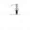 Stainless steel kitchen sink double soap dispenser