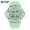 SANDA Fashion Ladies Sports Watch Military Waterproof Watch Analog Digital Watch Ladies Clock Casual Relogio Feminino 3037