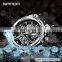 Sanda 6024 Functional Dual Display Men Watch LED Luminous Waterproof Electronic Watches 2021