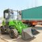 4WD mini compact front end loader ZL08 with 4 in 1 bucket for construction
