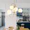 Glass Pendant LED Light Loft Hanging Lamp Fixtures For Kitchen Restaurant Living Room