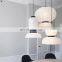 Vintage Art Stain Large Chandelier Lighting Shade LED White Paper Pendant Lamp