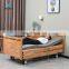 2022 New Product 3 Function Folding Wooden Adjustable Electric Nursing Hospital Bed for Elderly Patient Care