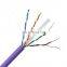comonication network cable utp black stranded cat 6a cable 305m box network