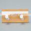 Direct Factory Supply Customized Logo Bathroom Adhesive Multi-Purpose Steel Wood Wall Hanger Hooks 2 Pack