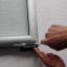 Frozen Freezer glass door aluminum frame with one piece handle