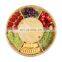 Custom Design Perfect Gift Choice Bamboo Cheese Board Set Charcuterie Platter Serving Rotating Tray